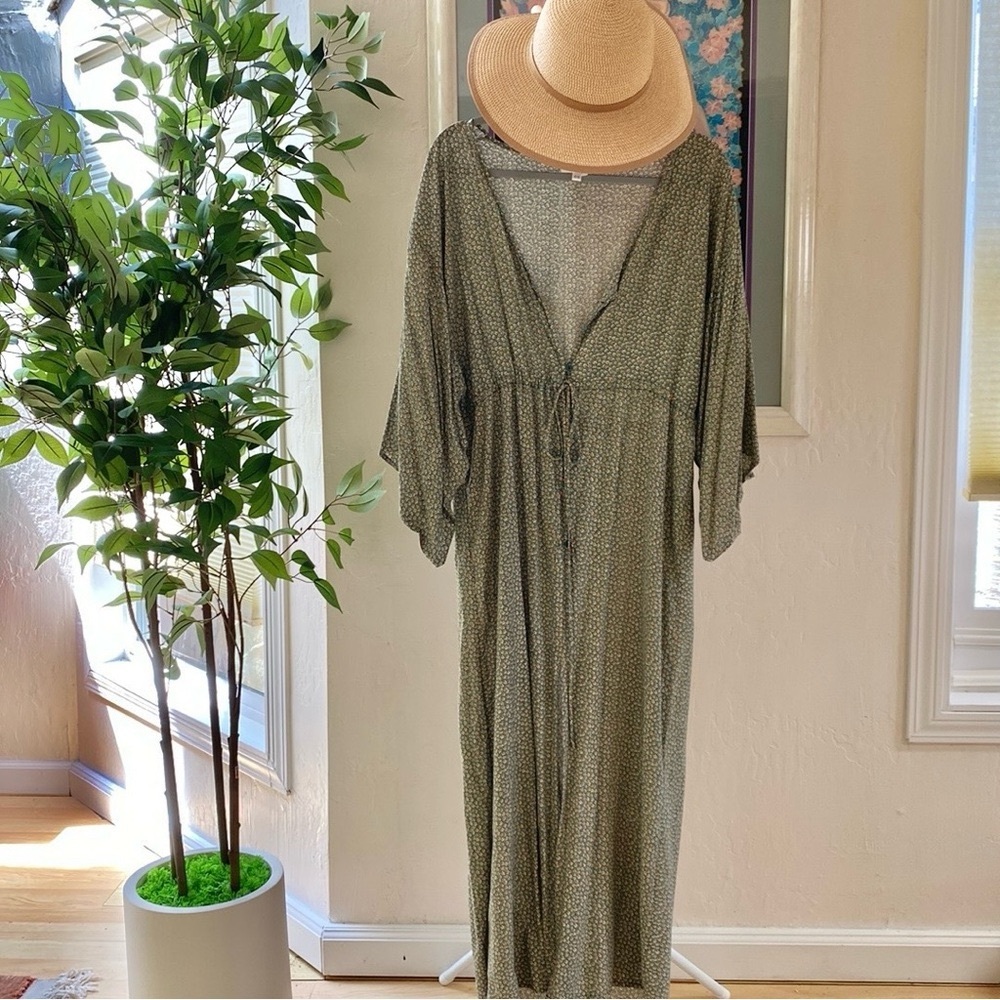 NWOT Cover Up Kimono Maxi Dress